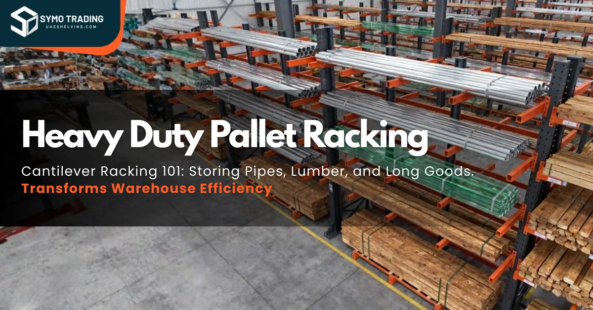 Cantilever Racking 101: Storing Pipes, Lumber, and Long Goods.